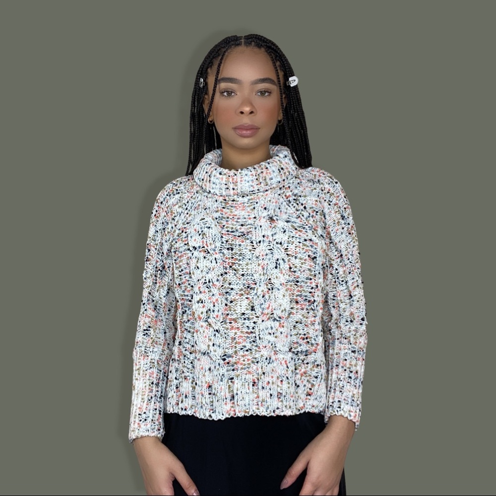 Confetti/Speckled Knit Sweater.